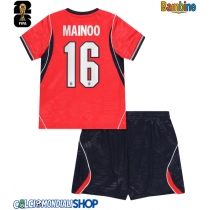 Maglie da calcio Inghilterra Kobbie Mainoo #16 Seconda Maglia Bambino Mondiali 2026  Manica Corta + Pantaloni corti)